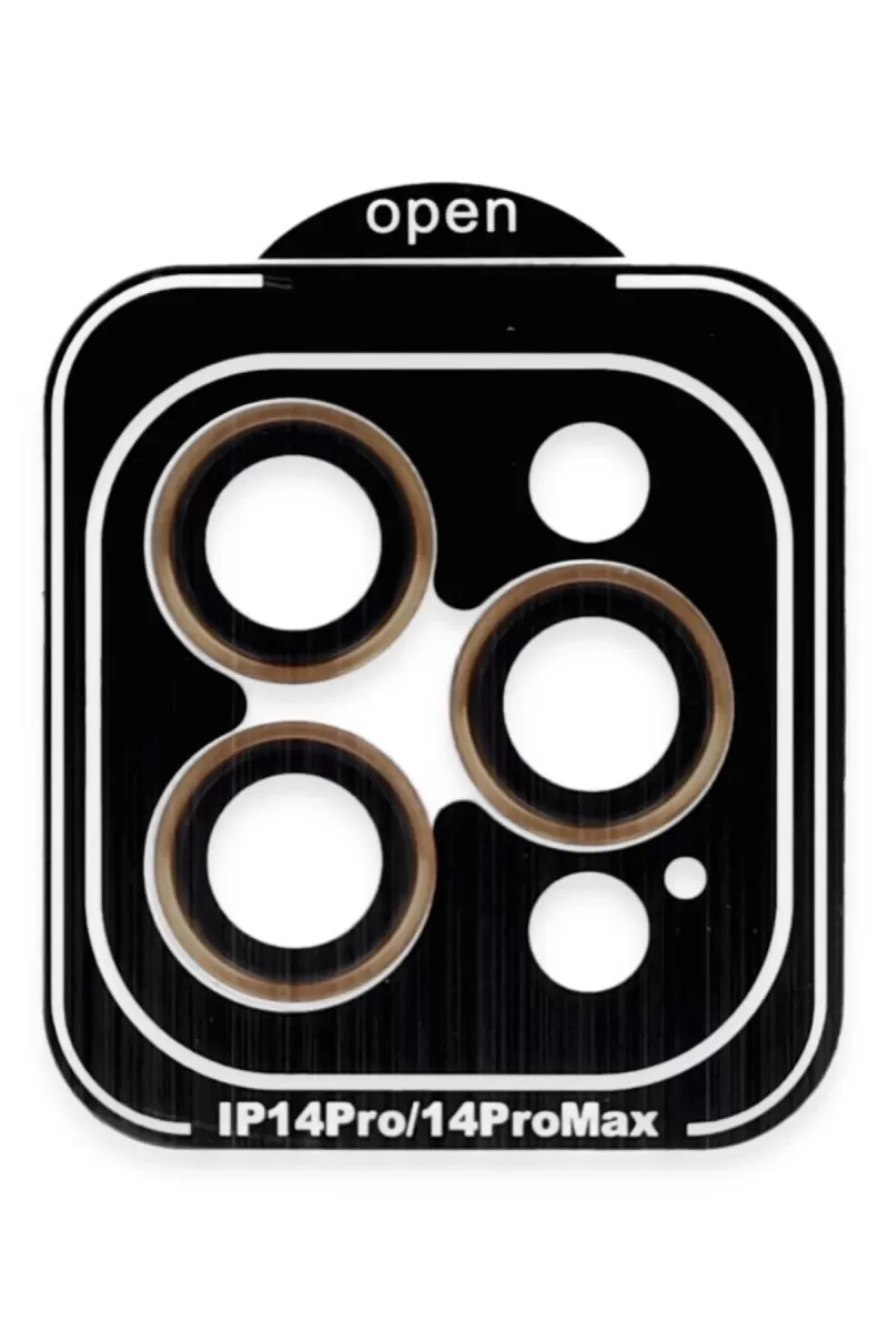 Joko Apple iPhone 15 Pro Max Uyumlu PVD Metal Kamera Lens - Turuncu
