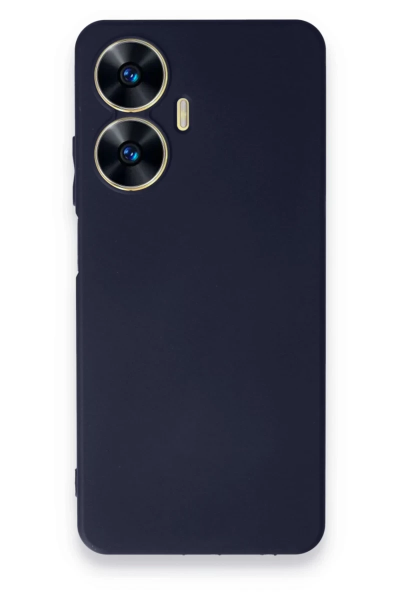 Realme C55 Uyumlu Kılıf First Silikon - Lacivert