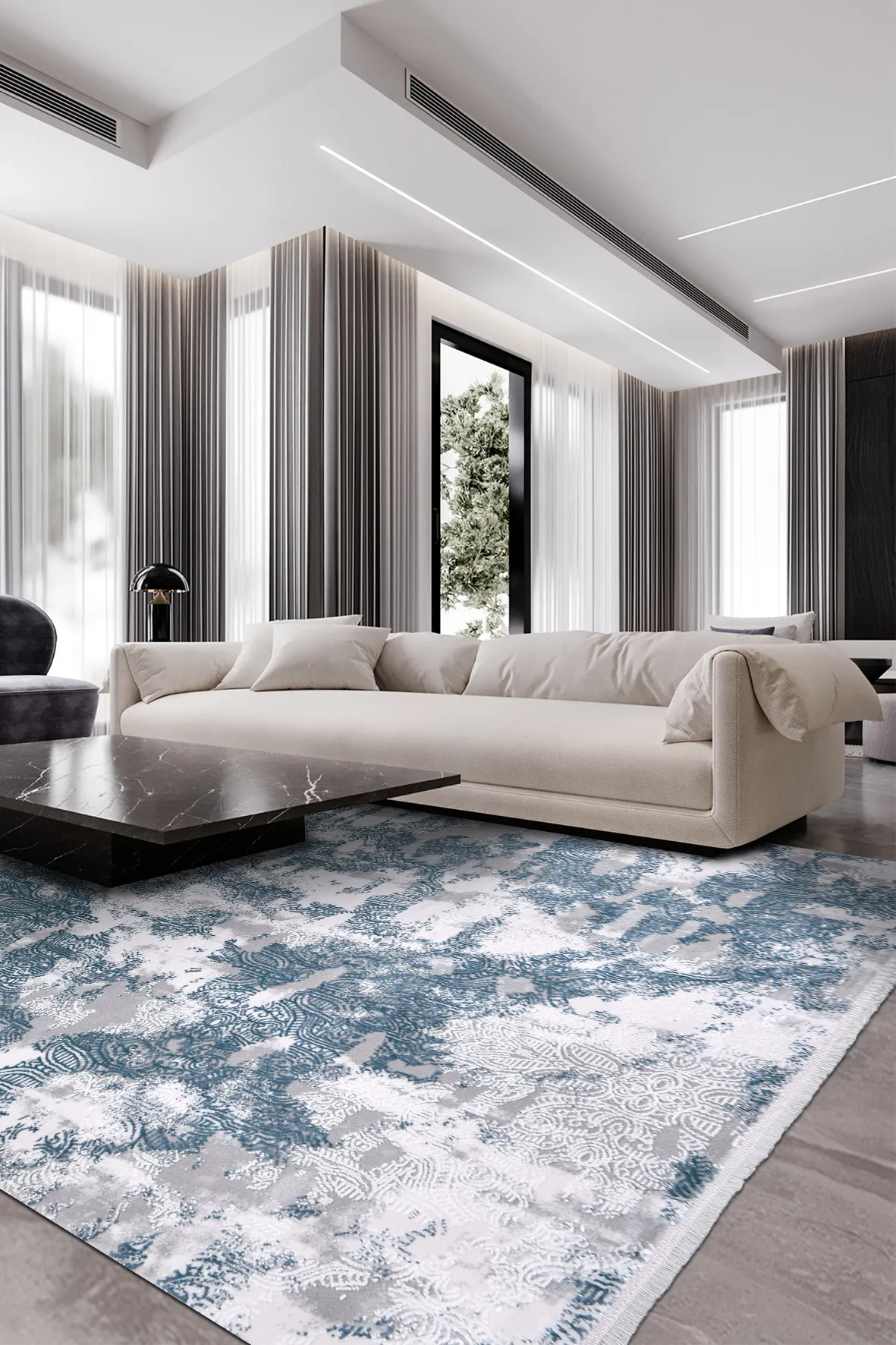 YoudayHomeCollection BLOOM Model Oturma Odası Halısı · EBAT: 120X450