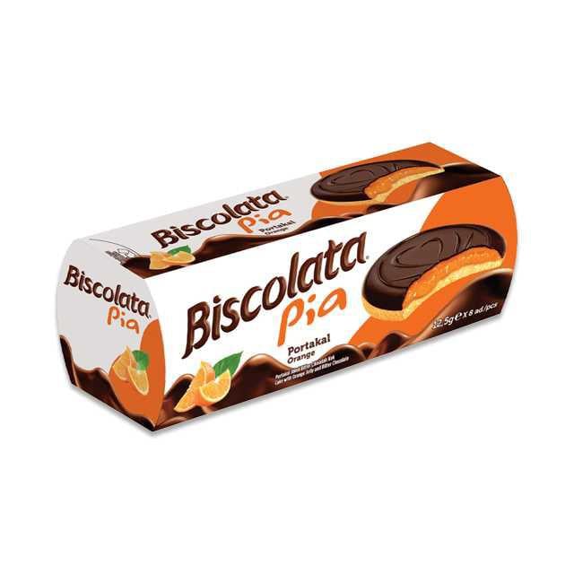 Biskolata Pia Kek Portakallı 100gr 1 Adet