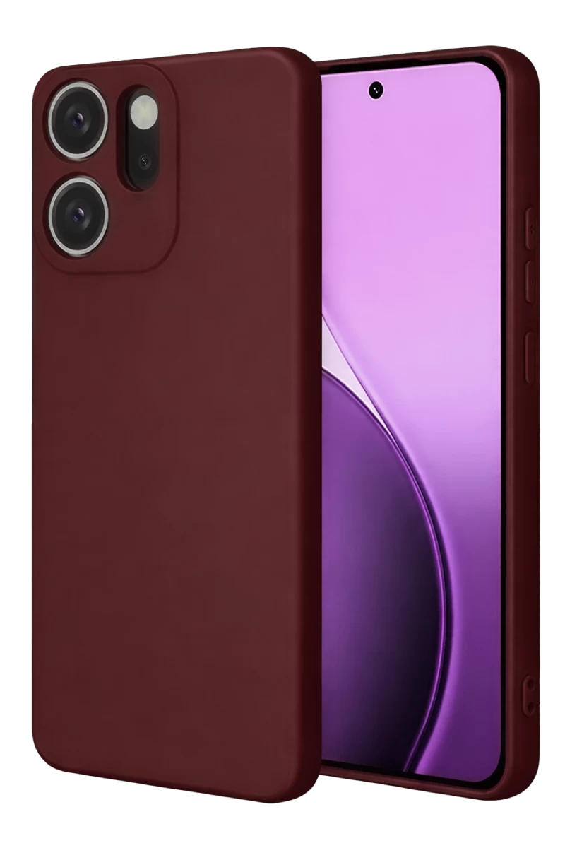 Oppo Reno 14F Uyumlu First Silikon - Bordo