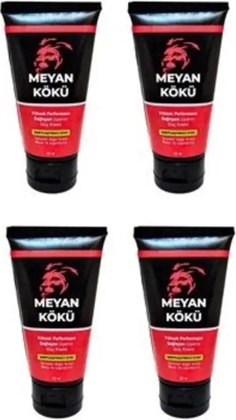 Süper Erkeklere Özel Meyan Kökü Krem 50ML 4 Adet