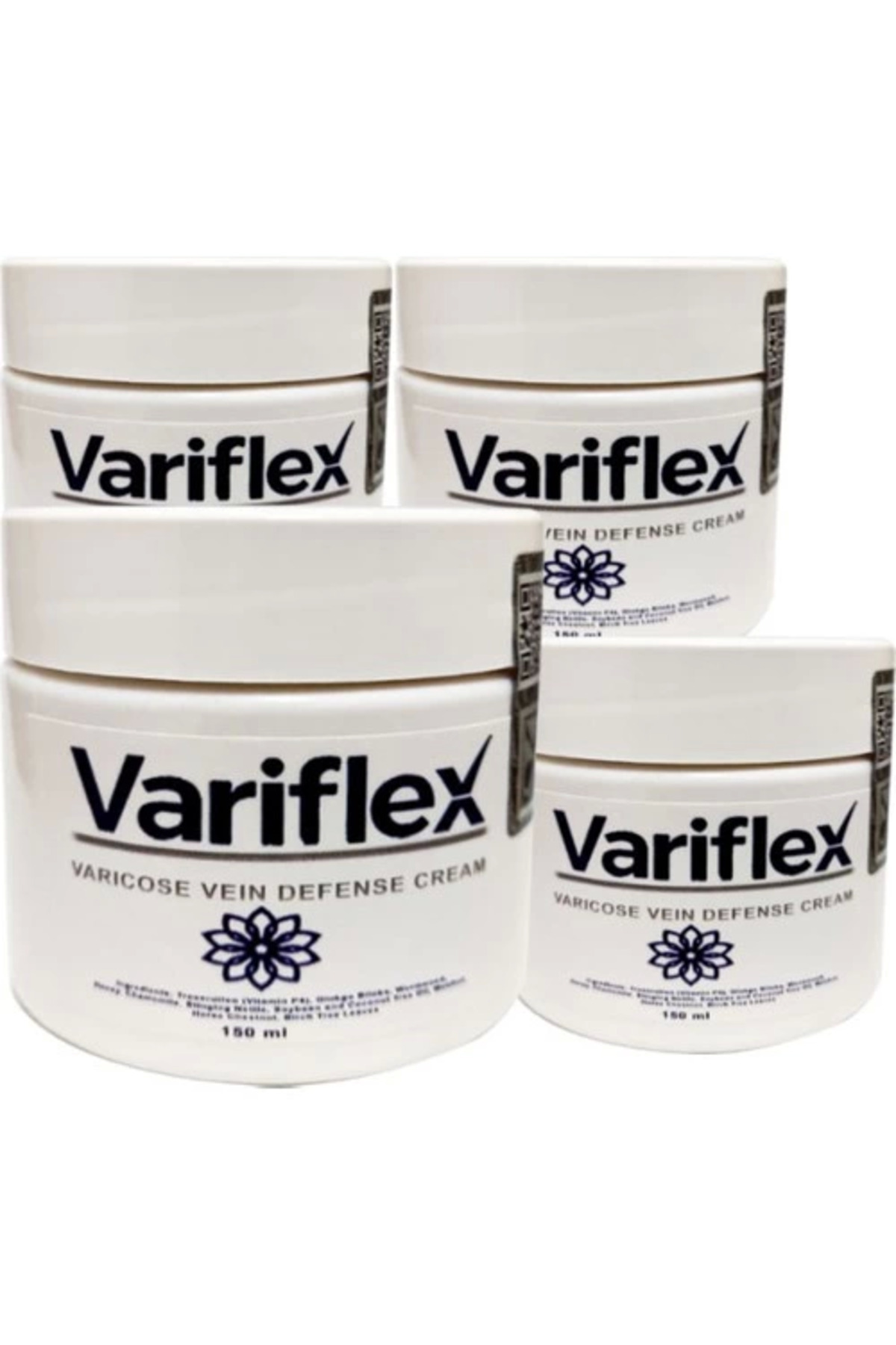 Variflex 4 Tane Cream Büyük Boy 150 ml