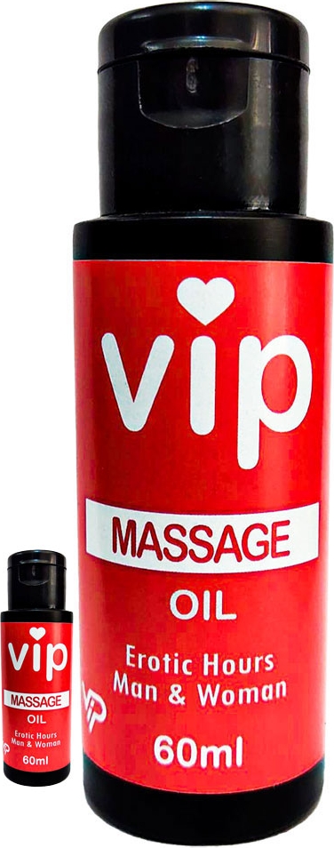 Vip Eroticmassage Oil / 2 Adet Kadın ve Erkekler Için Erotikmasaj Yağı 60 ml