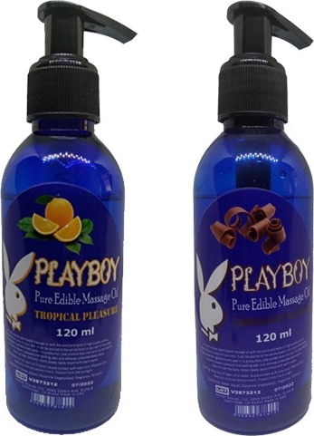 Playboy Portakal ve Çikolata Aromalı Masaj Yağı