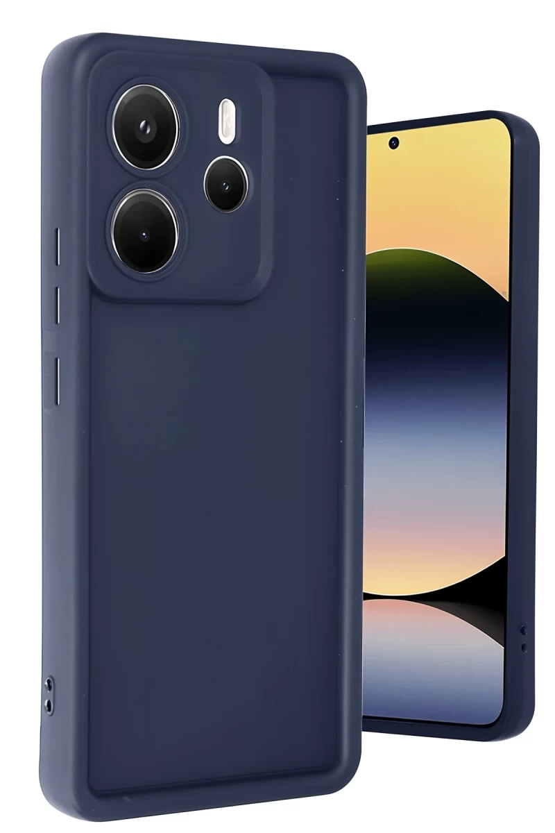 Xiaomi Redmi Note 14 4G Uyumlu Kılıf Viera Silikon - Lacivert