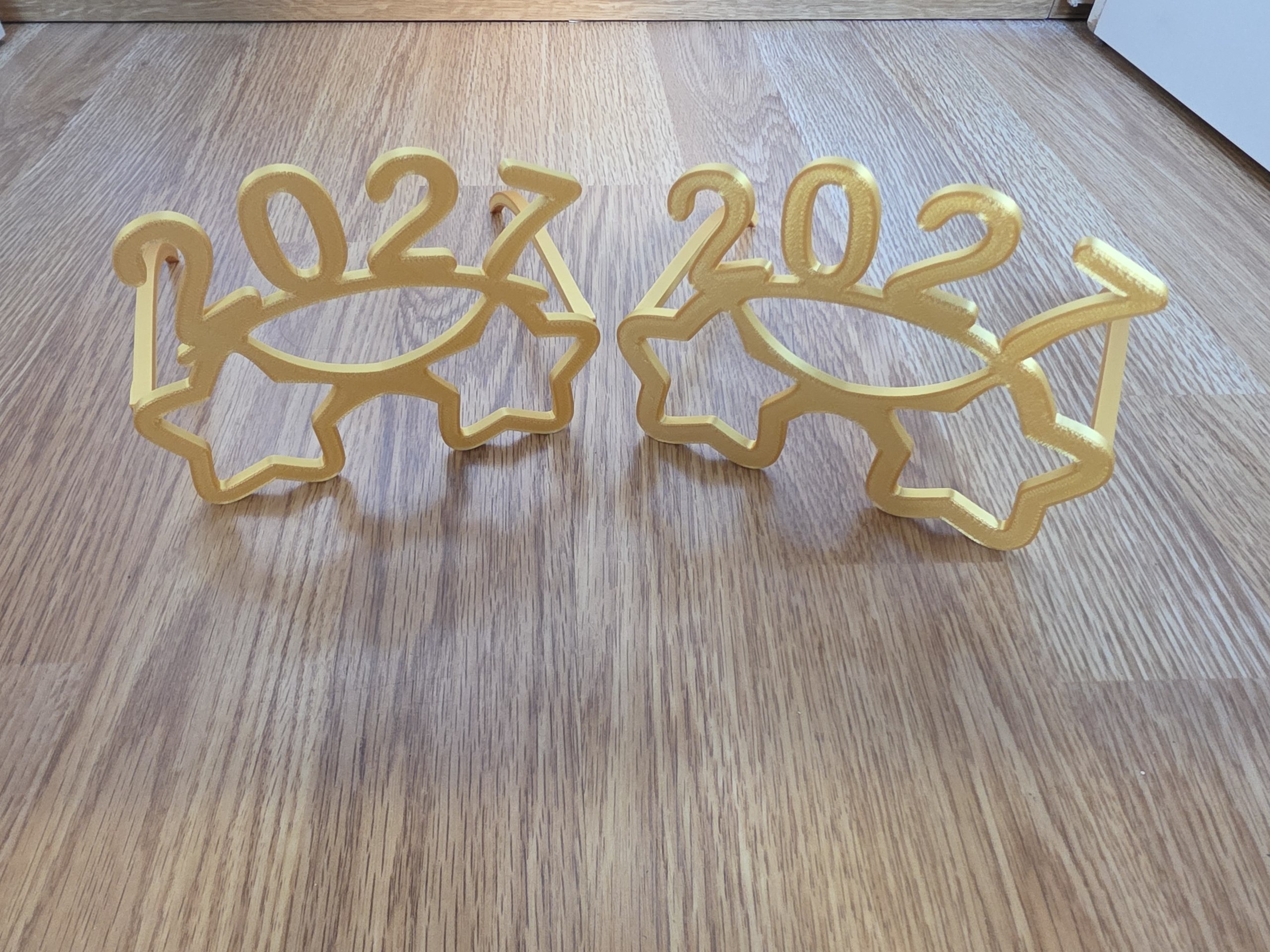2027 Yeni Yıl Gözlüğü Parti Aksesuarı Yılbaşı Eğlence Gözlüğü