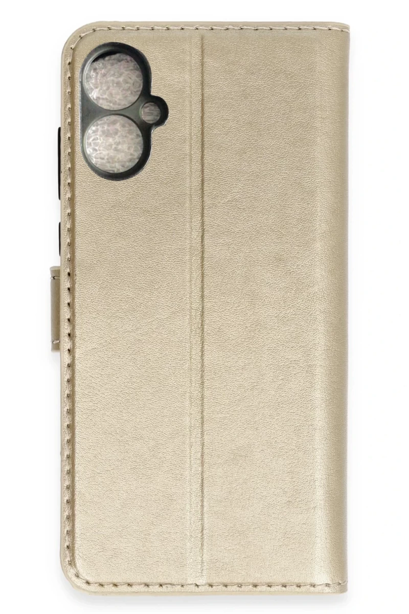 Tecno Spark 9 Pro Uyumlu Trend S Plus Kapaklı Kılıf - Gold