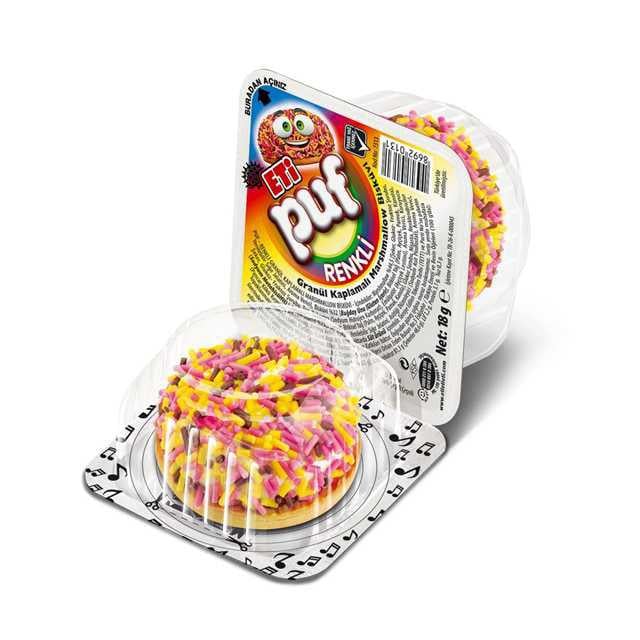 Puf Renkli 18gr 1 Adet