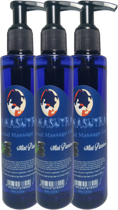Kamasutra Nane Aromalı Vücut Masaj Yağı Mint Flavored Massage Oil 125 ml 3 Adet