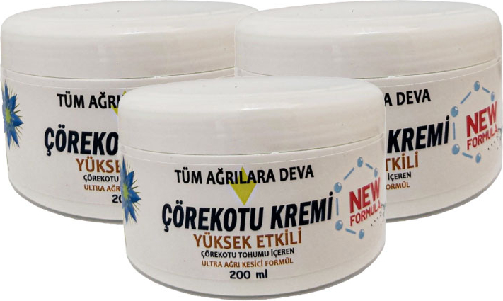 Çörek Otu Kremi White Box 200 ml Teskin Kremi 3 Adet