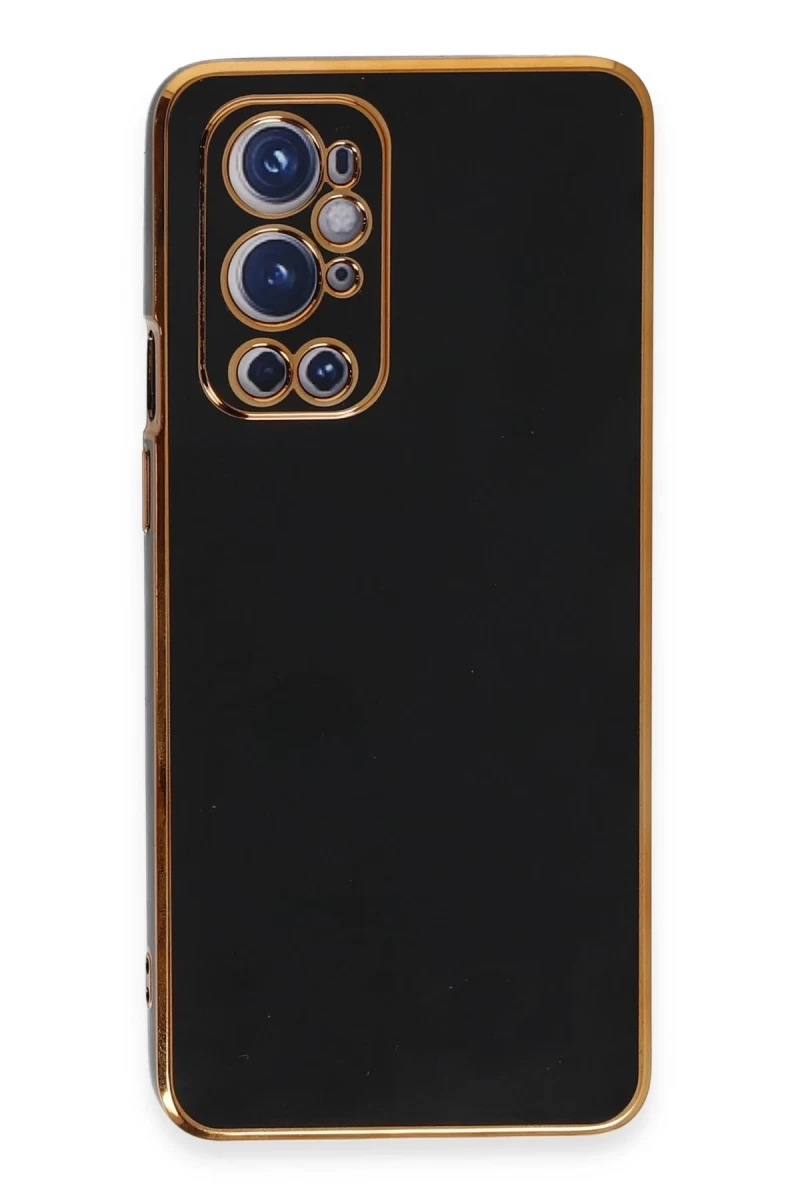 One Plus 9 Pro Kılıf Volet Silikon - Siyah