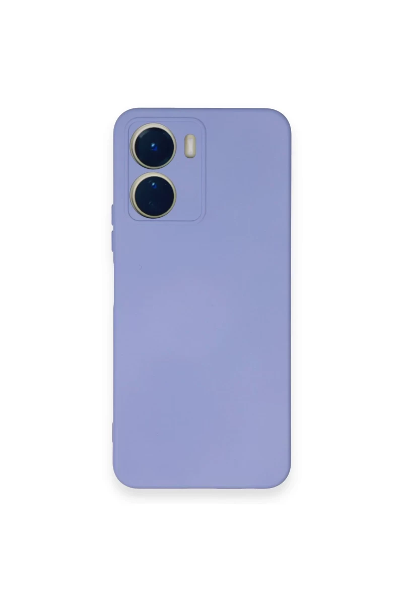 Vivo Y16 Uyumlu Kılıf Nano içi Kadife Silikon - Lila