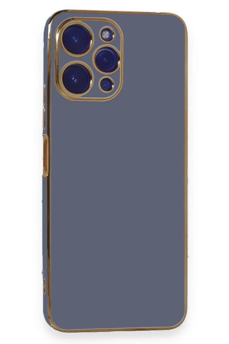 Xiaomi Poco M6 Pro 5G Uyumlu Kılıf Volet Silikon - Mavi
