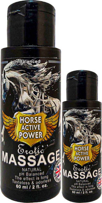 Horse Active Power 2 Adet Bay Bayan Duyguları Yoğunlaştırıcı Fantazi Masaj Yağı 60 ml