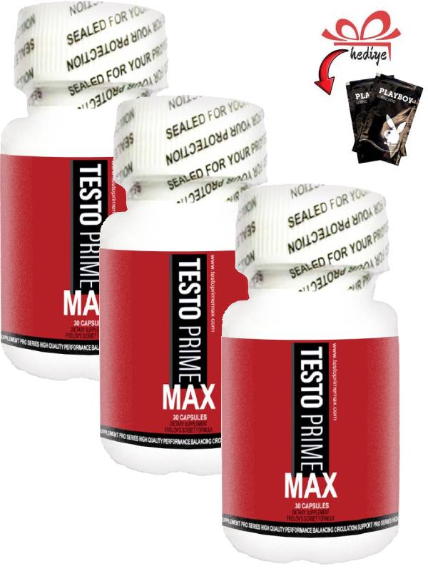 Testo Prime Max Erkeklere Özel Her an Maksimum Limit 30’lu x 3 adet