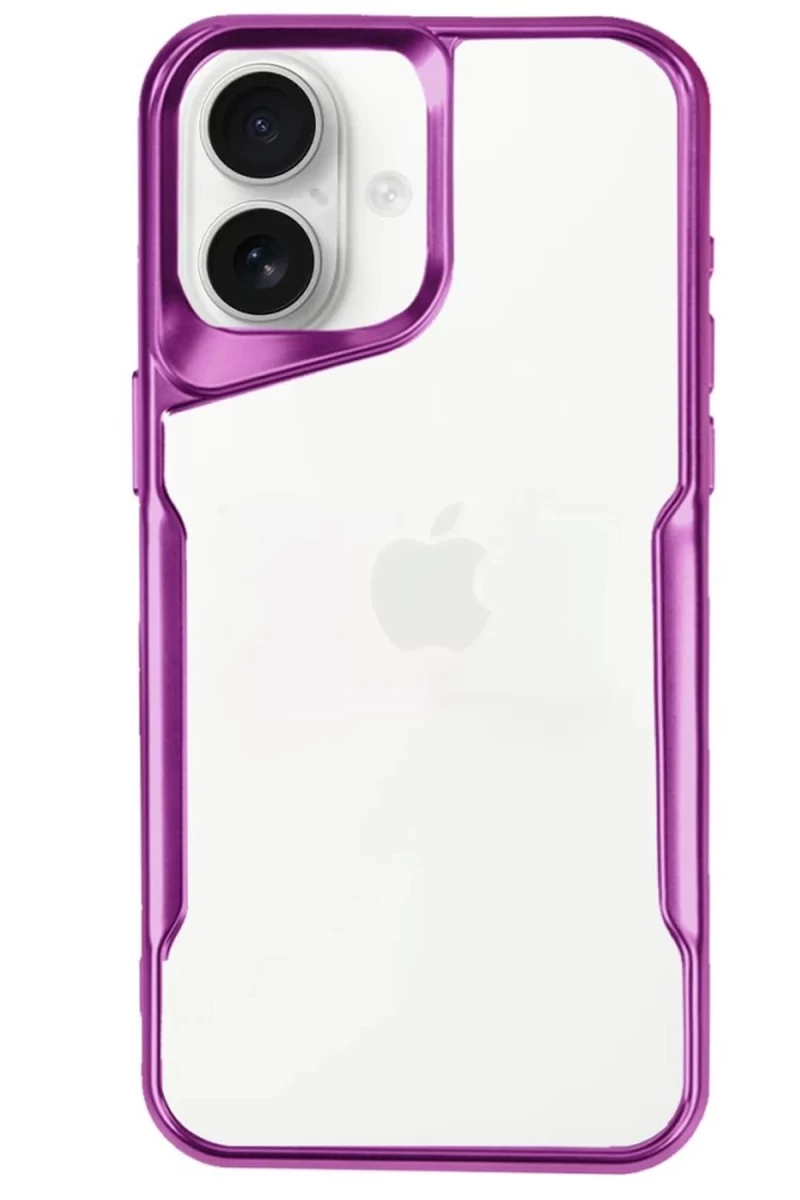 Apple iPhone 16 Uyumlu Kılıf Boyi Silikon Kapak - Pembe