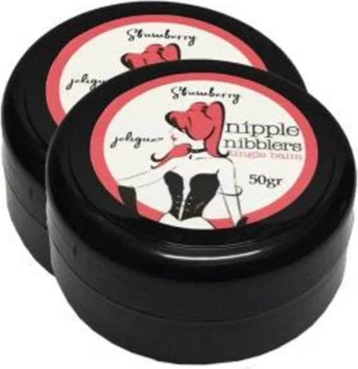 Hintohu Nipple Nibblers Tingle Balm Strawberry Flavored 50ML Çilekli Göğüs Bakım Kremi 2 Adet