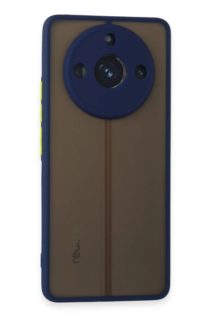 Realme 11 Pro Uyumlu Kılıf Montreal Silikon Kapak - Lacivert
