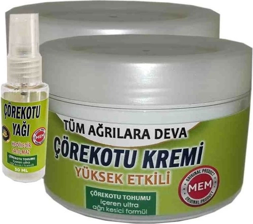 Buğz Mem Çörek Otu Kremi 2 Adet - Çörek Otu Yağı Hediye