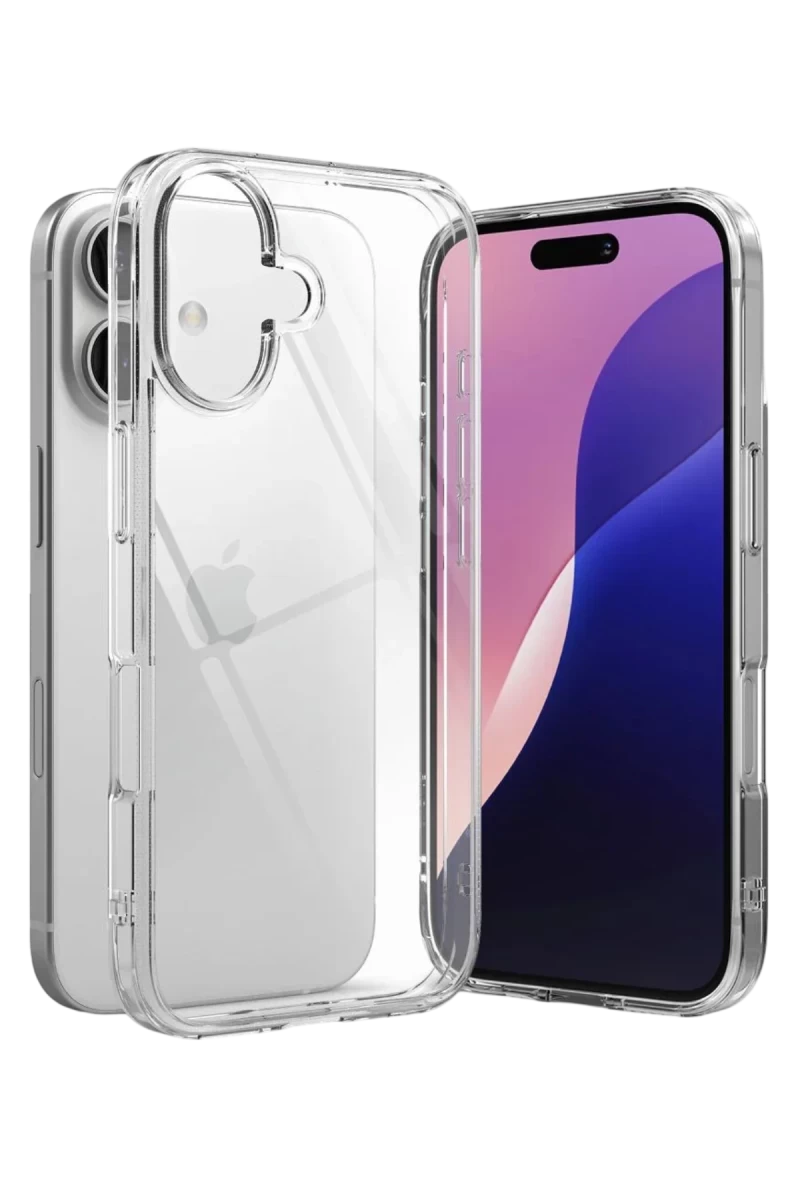 Apple iPhone 17 Uyumlu Lüx Şeffaf Silikon - Şeffaf