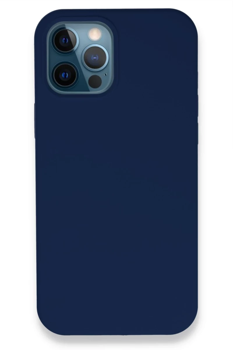 Apple iPhone 12 Pro Uyumlu Kılıf Lansman Legant Silikon - Lacivert