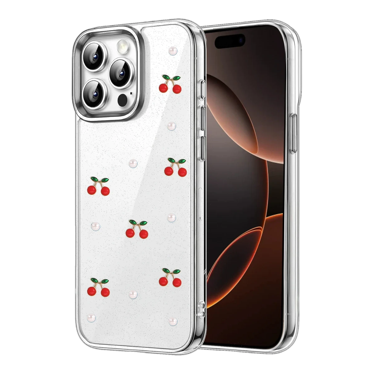 Apple iPhone 14 Pro Max Fiyonk Desenli Kapak - Desen 9