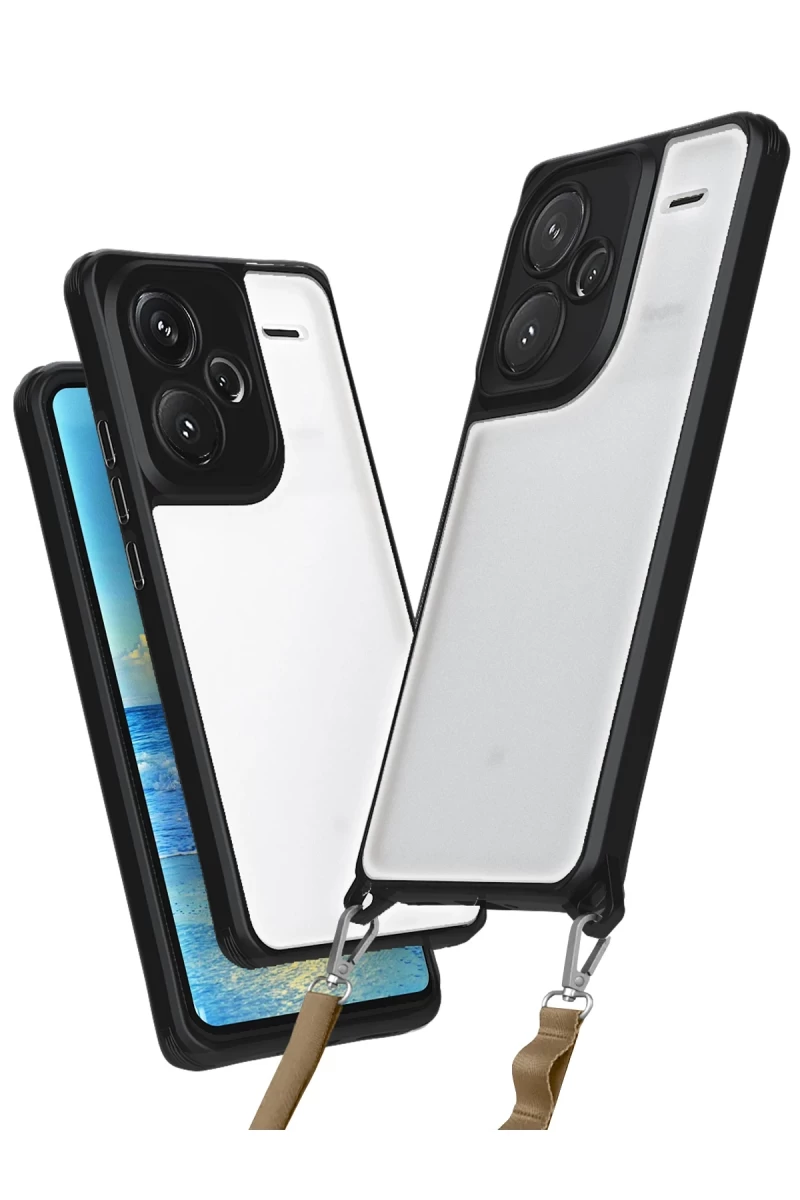 Xiaomi Redmi Note 13 Pro Plus Uyumlu Kılıf Penta Silikon Kılıf - Siyah