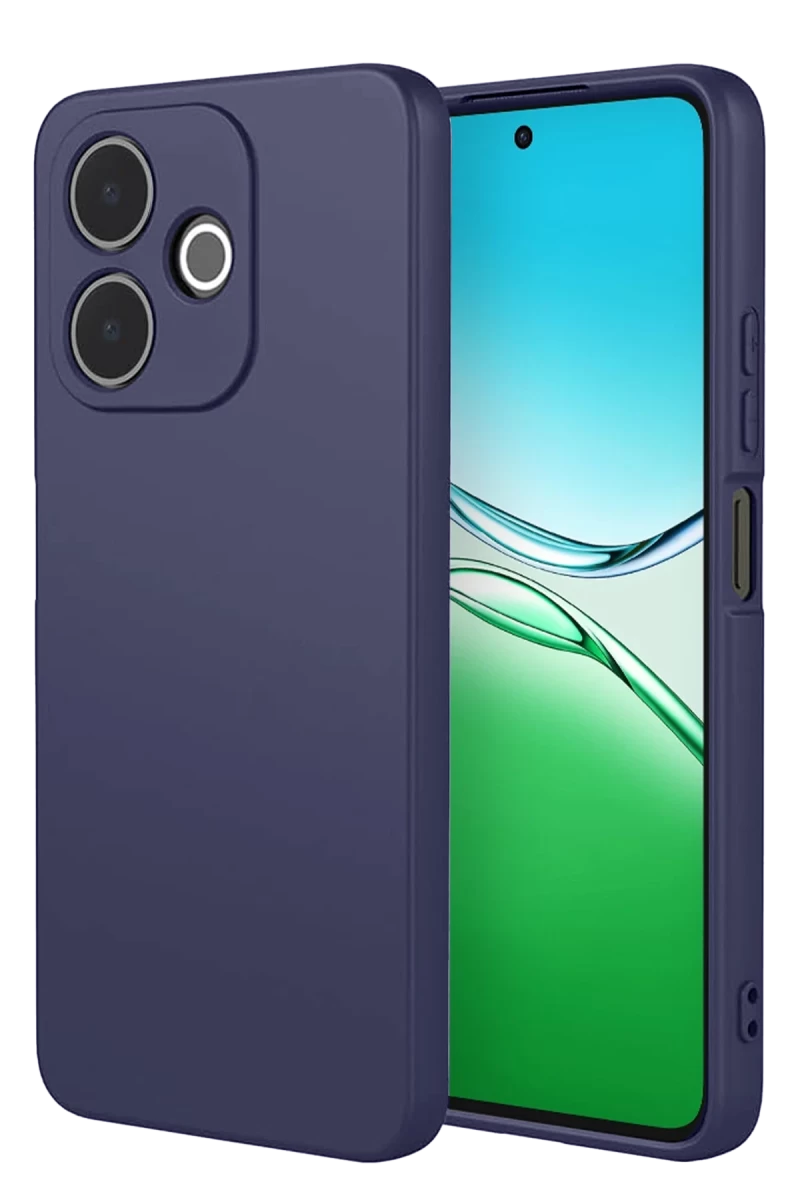 Oppo A5 Pro 4G Uyumlu First Silikon - Lacivert