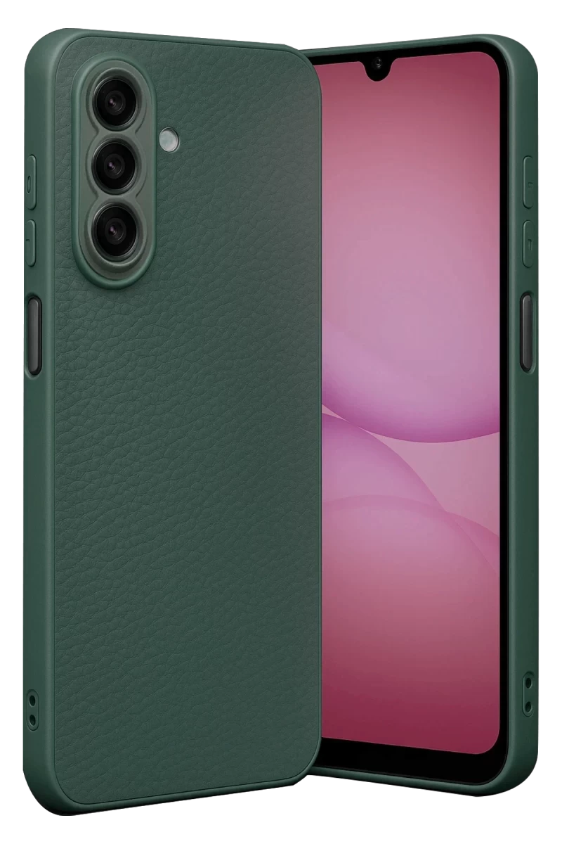 Samsung Galaxy A17 5G Uyumlu Thermax Silikon Kılıf - Koyu Yeşil