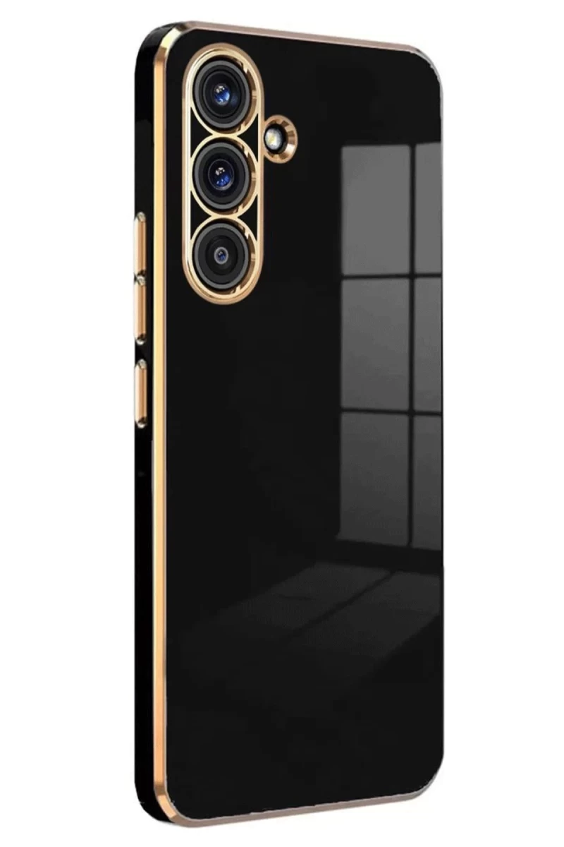 Samsung Galaxy S25 FE Uyumlu Volet Silikon - Siyah