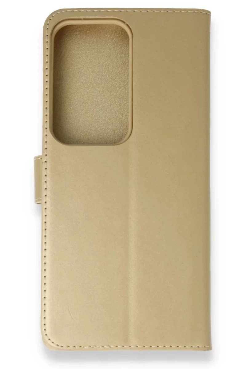 Samsung Galaxy S20 Ultra Uyumlu Trend S Plus Kapaklı Kılıf - Gold