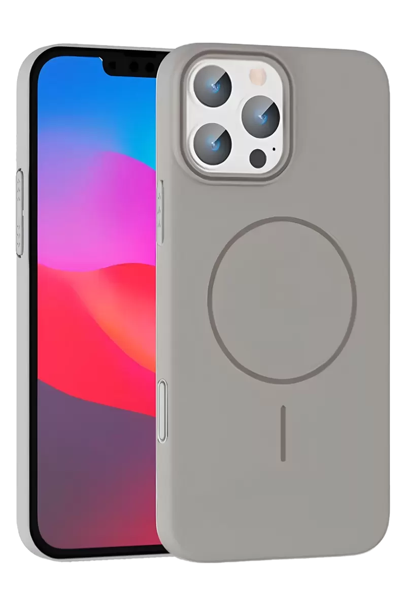 Joko Apple iPhone 16 Pro Max Uyumlu Broş Magsafe Kapak - Titan Gri