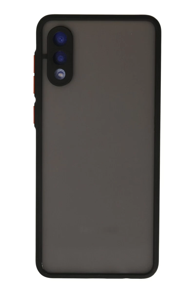 Samsung Galaxy A02 Uyumlu Kılıf Montreal Silikon Kapak - Siyah