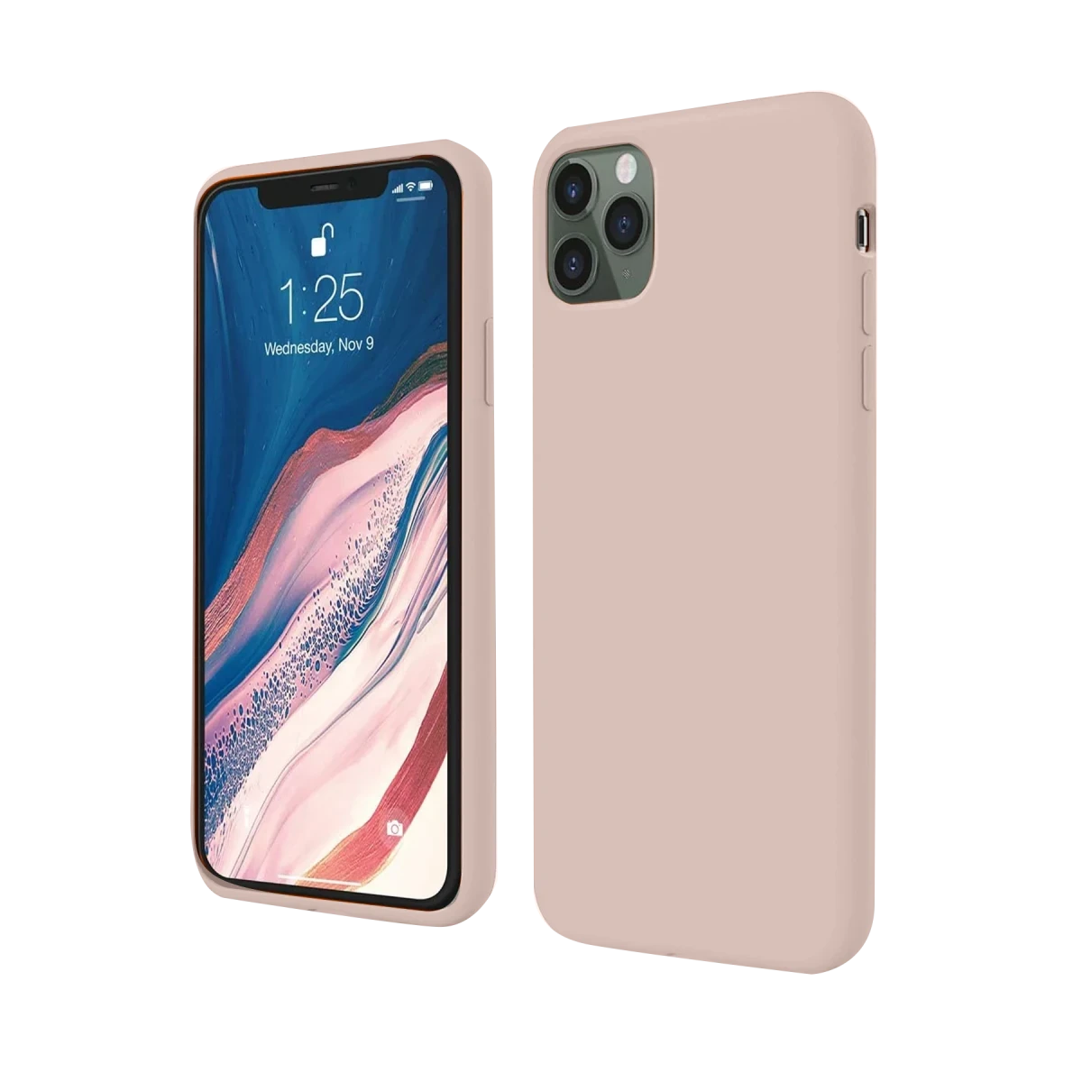 Apple iPhone 11 Pro Kılıf First Silikon - Rose Gold