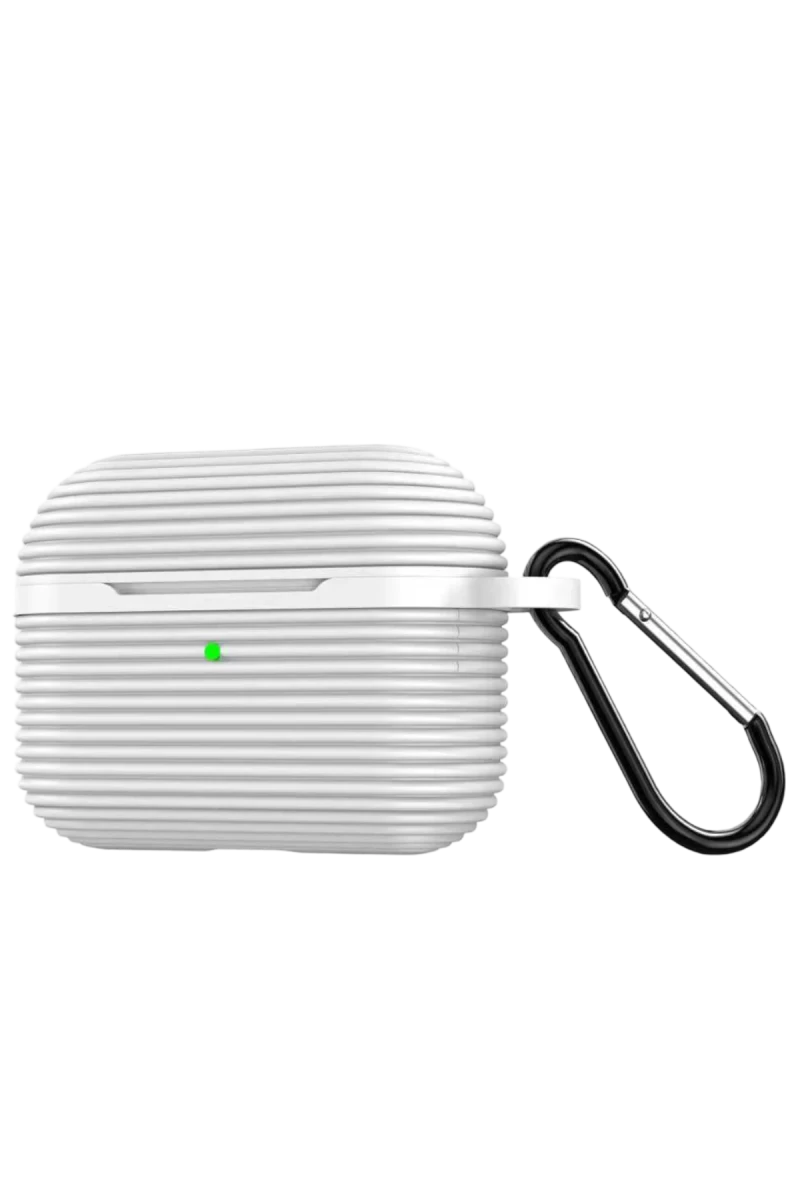 Apple Airpods Pro 3 (3.nesil) Raven Silikon Kılıf - Beyaz
