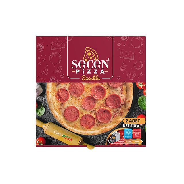 Donuk Pizza Sucuklu 25cm 2x370gr