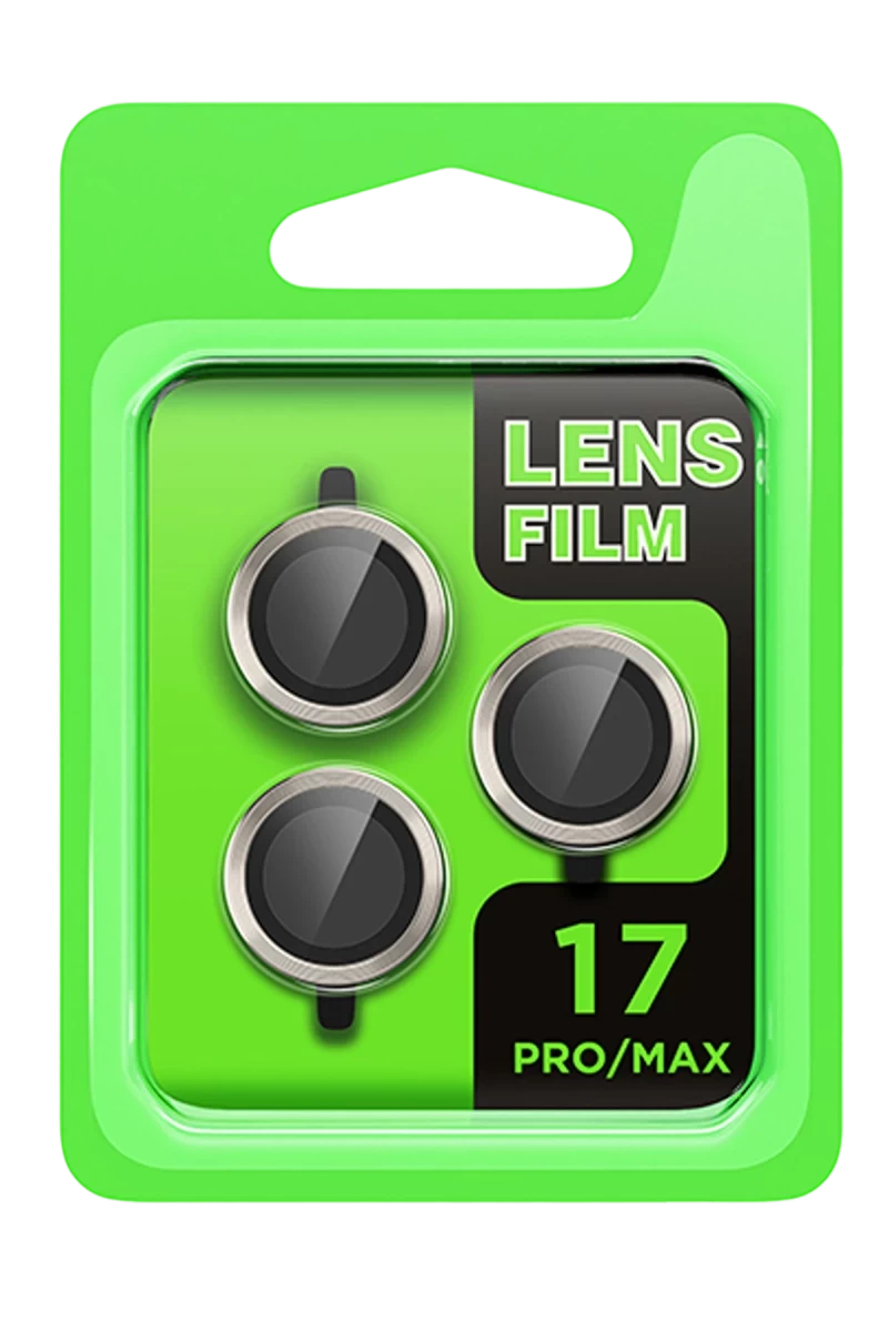 Apple iPhone 17 Pro Uyumlu Raze Metal Kamera Lens - Gri