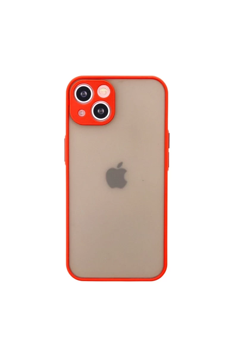 Apple iPhone 14 Uyumlu Kılıf Montreal Silikon Kapak - Kırmızı