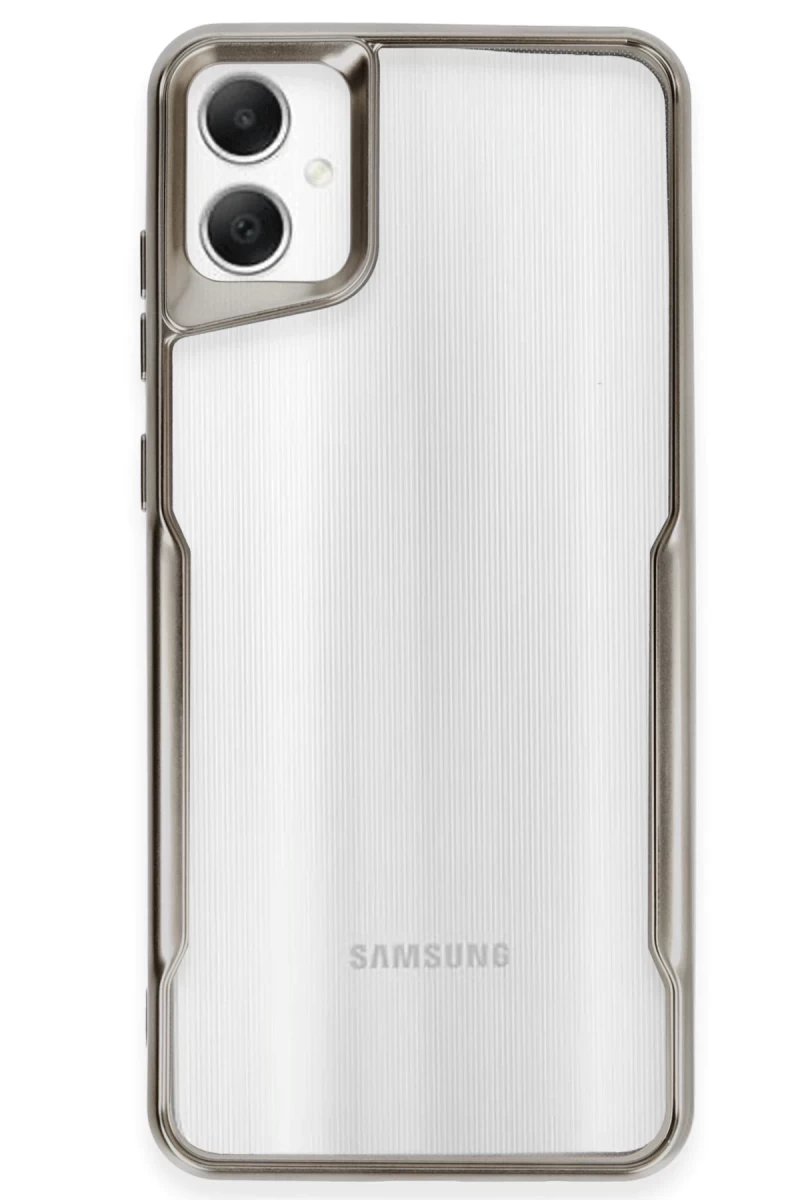 Samsung Galaxy A06 Uyumlu Kılıf Boyi Silikon Kapak - Titan Gri