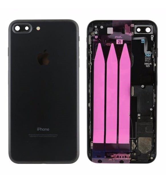 iPhone 7 Plus Uyumlu FULL Dolu Kasa (Siyah)
