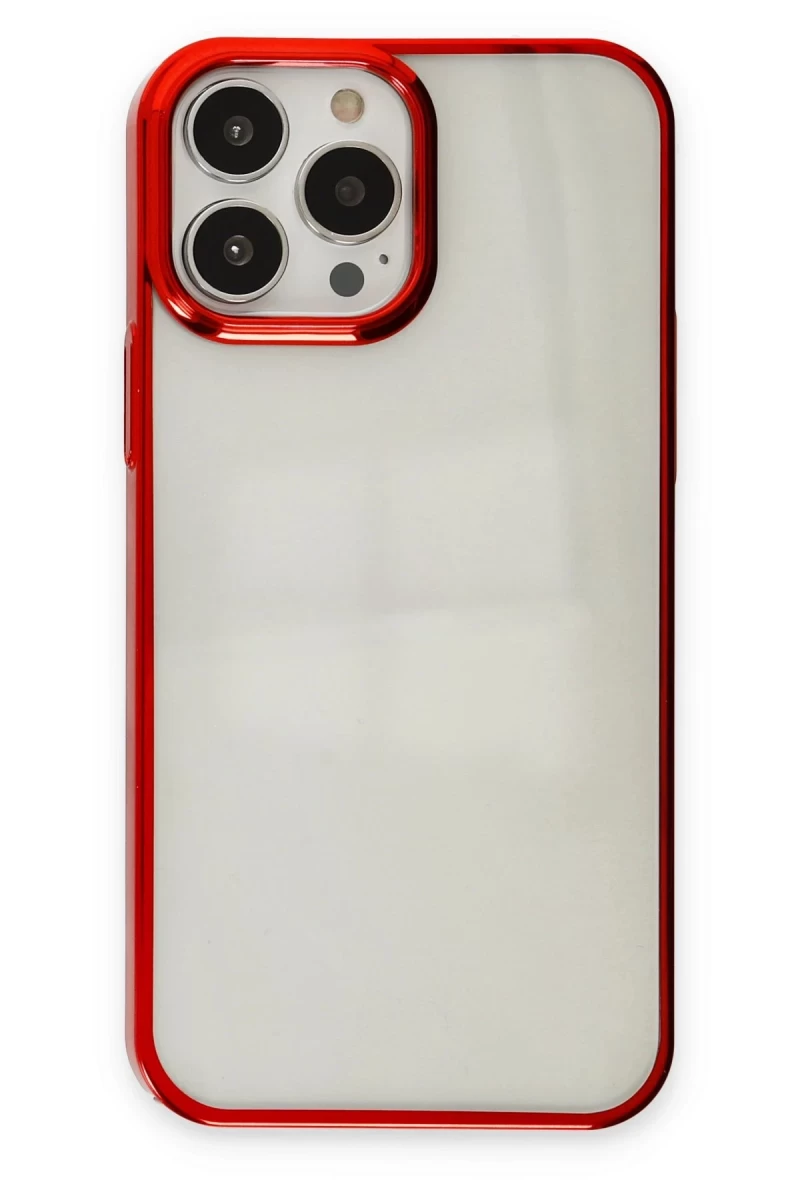 Apple iPhone 14 Pro Uyumlu Kılıf Element Silikon - Kırmızı