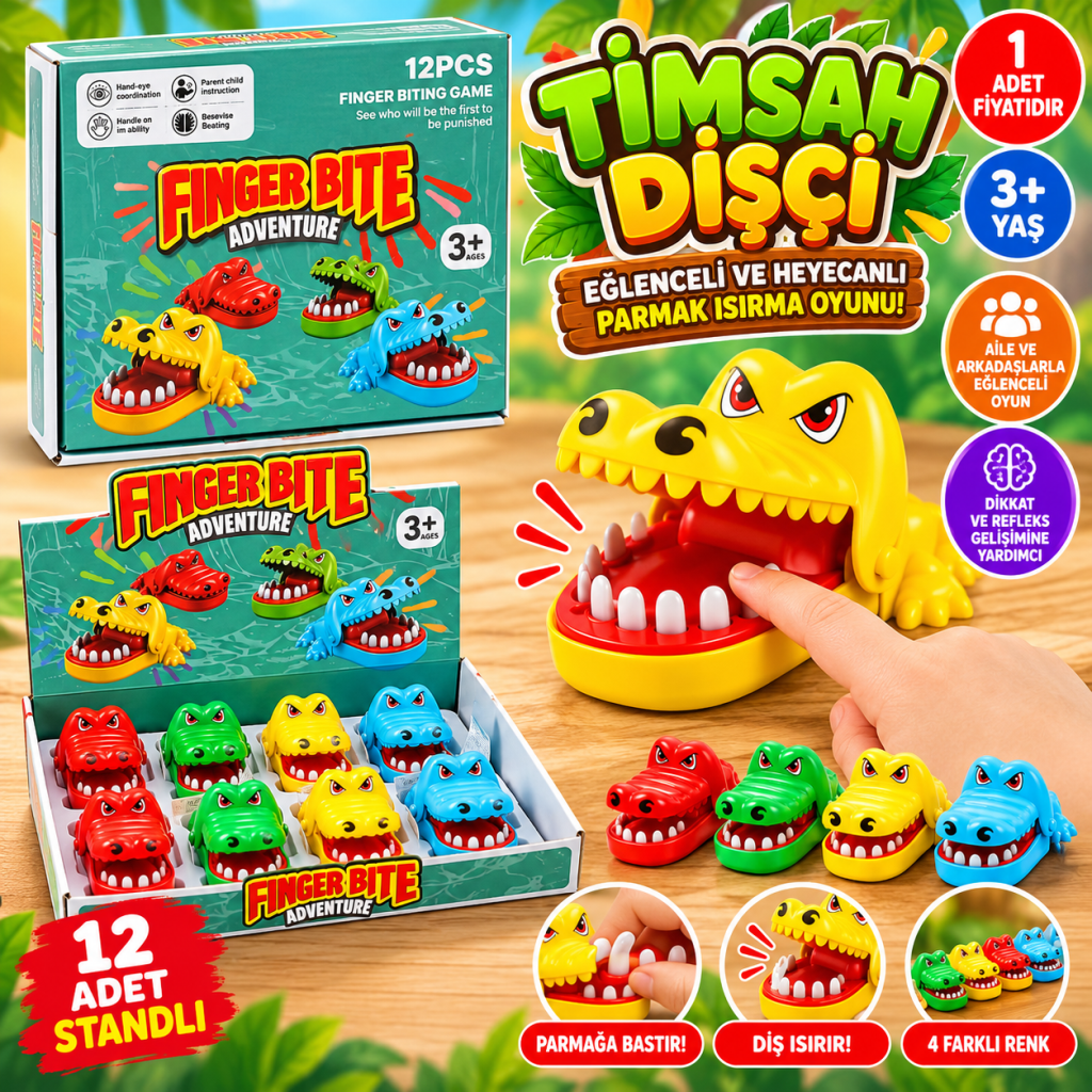 KZL-X023-79C DISCI SET KUCUK BOY 12 LI STAND TİMSAH DİŞÇİ 1 ADET FİYATIDIR