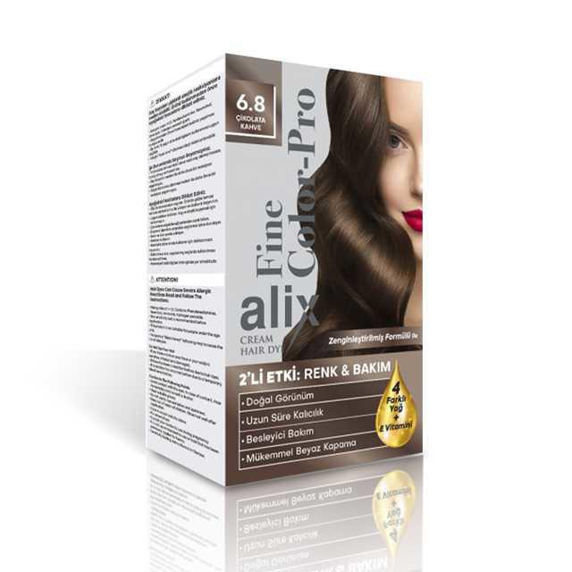 Set Saç Boyası 6.8 Çikolata Kahve 1 Adet