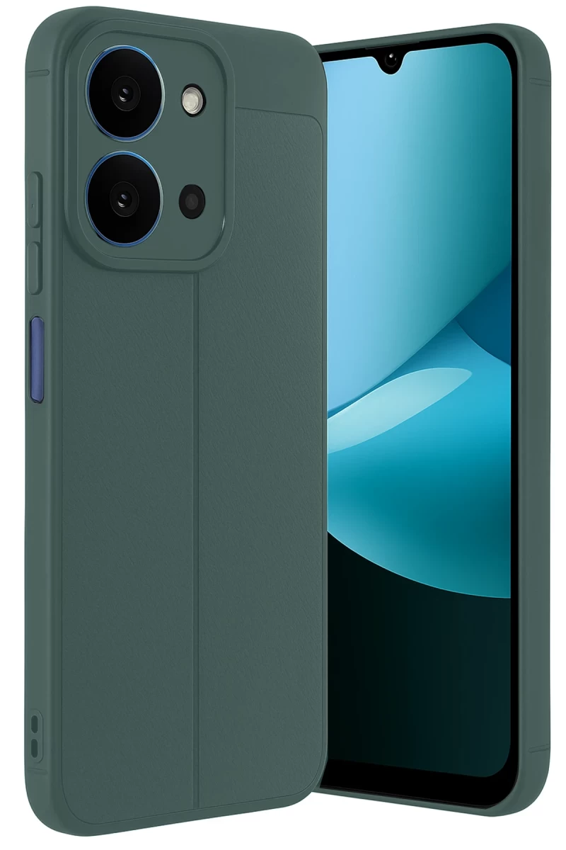 Xiaomi Redmi 15C 4G Uyumlu Auto Focus Kapak - Koyu Yeşil