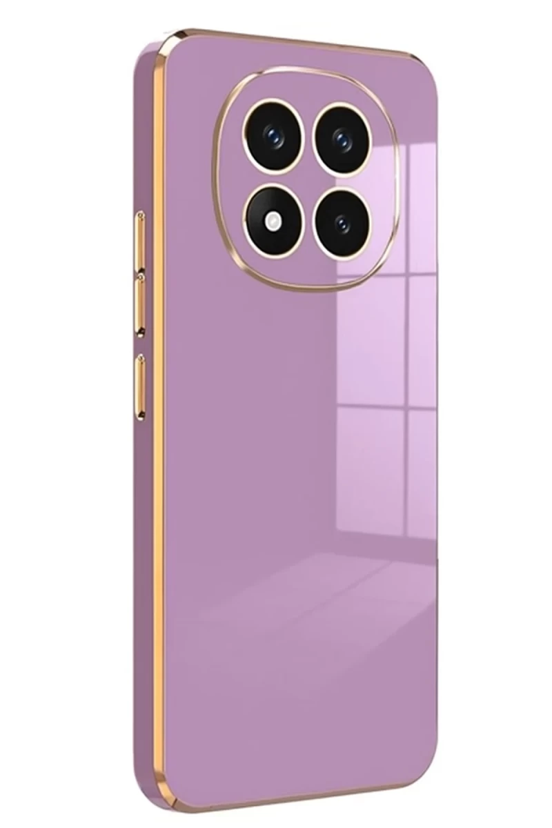 Xiaomi Redmi Note 14 Pro 4G Uyumlu Kılıf Volet Silikon - Mor