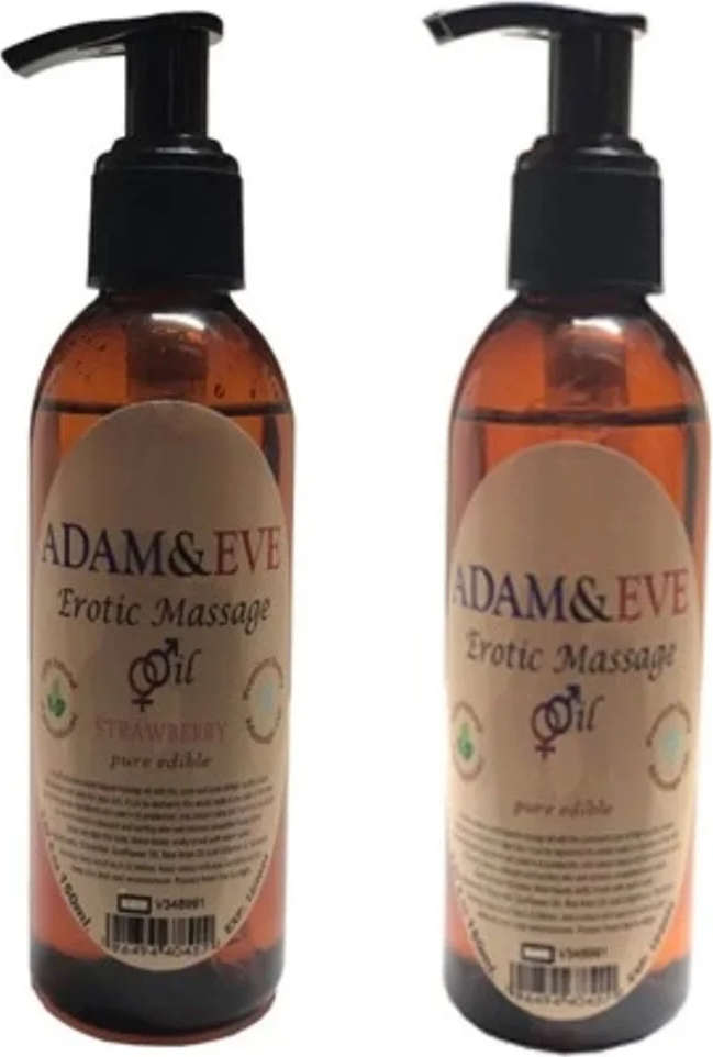 Hintohu Rekze Erkeklere Kadınlara Çilek Vanilya Aromalı Masaj Yağı Massage Oil 125ML