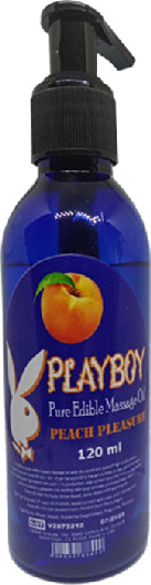 Playboy Pure Edible Peach Flavored Massage Oil Snmx - Şeftali Aromalı 120ML Masaj Yağı