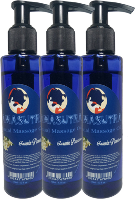 Kamasutra Yasemin Aromalı Vücut Masaj Yağı Jasmine Flavored Massage Oil 125 ml 3 Adet