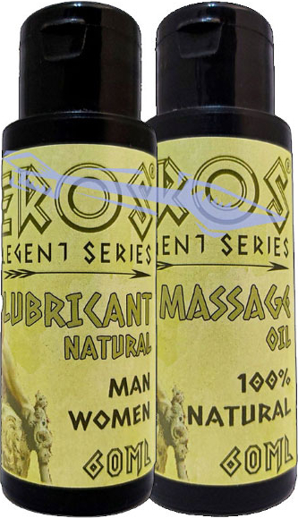 Eros Legent 60 ml Lubricant Gel Kolay Kayganlık Jeli + Eğlencelik Masaj Yağı 60 ml